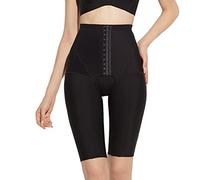 SXLLZSLC Post Surgery Bodysuit Legs Shaper Women Liposuction Compression Garments Crotch Closure Seamless Shapewear Black