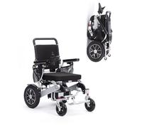 SXLXLJQHJW Electric Wheelchair, 360° Direction Control Lever, Lightweight Aluminum Alloy Multi-Function Folding Electric Wheelchair Suitable for Elderly Disabled Cruising Range 20KM, 24V12AH,A