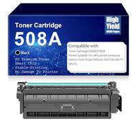 SXLXYOF CF360A 508A Black Toner Cartridges with Chip Printers Accessories for HP M553n 553X 553dn M552dn M577dn M577f M577z,Black-1PC