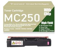 SXLXYOF Compatible MC250 MC250FWB Toner Cartridges 408360 408361 408362 408363 for Ricoh MC250FW MC250FWB MC251FW PC301W PC300W PC311W PC301SF PC301 Printers High Yield Work,Magenta-MC250