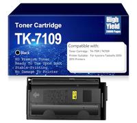 SXLXYOF High Yield TK7109 TK-7109 Toner Cartridges Compatible for kyocera Taskalfa 3010i 3011i Printers Black High Capacity Toner 20000 Pages,Black-1PC