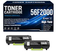 SXLXYOF MS321dn MS421dn MS421dw MS521dn Toner Cartridges Compatible 56F2000