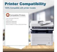 SXLXYOF with Chip C235 C230 Toner Cartridges High Capacity Compatible Replacement Toner Cartridge High Yield Work for Xerox C235 C230 Printers Accessories 1500 pages,C230-Cyan