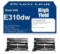 SXLXYOF WRX5T Drum Unit Compatible 593-BBKE Imaging Drum for Dell E310DW E515DW E514DW E515DN Printers High Yield 12000 Pages,2PC-WRX5T