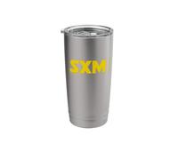 SXM - Princess Juliana Airport Code - AvGeek Stainless Steel Insulated Tumbler