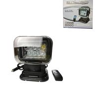 SXMA 50W LED Searching light 360 Degree Wireless Remote Controller Search LighSearch Light for Work Offroad BoatLED Searchlight Work Light with Remote Control,Waterproof LED Searchlight for Car