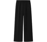 SXME MIGHT SAY Women’s Palazzo Trousers - Wide Leg Crepe Culottes - Elasticated Waist - Flared Smart Casual Pants