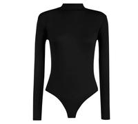 SXME MIGHT SAY Women's Turtleneck Bodysuit - Stretchy Long-Sleeve Leotard Top, Sizes Ranging from 8 to 26