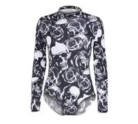 SXME MIGHT SAY Women's Turtleneck Bodysuit - Stretchy Long-Sleeve Leotard Top, Sizes Ranging from 8 to 26