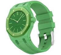 Sxmincxubo Custom Silicone Watch Band for Swatch AP Royal Pop Pocket Watch, Convertible Wrist Strap for 3'Clock Crown Orientation, Waterproof Replacement Strap