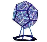 Sxmrmnx 1 PCS Dodecaedron Color Art Light Fantasy Geometry Space LED Art Lamp USB Charging Decorations
