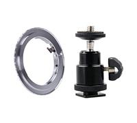 Sxmrmnx 1 Pcs for AI/AF Lens To for EF Mount Adapter Ring & 1 Pcs Mini Ball Head