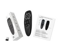 Sxmrmnx 1 PCS G10S Pro Remote Control Black ABS LED Backlight for Android TV Box Voice Remote Control 2.4G Wireless Mouse Gyroscope IR Remote