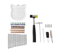 Sxmrmnx 17 Keys Kalimba Acrylic Thumb Piano DIY Musical Instrument Finger Piano,Gifts for Kids Beginners(Style 1)