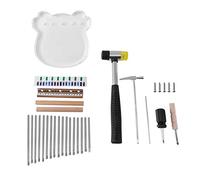 Sxmrmnx 17 Keys Kalimba Acrylic Thumb Piano DIY Musical Instrument Finger Piano,Gifts for Kids Beginners(Style 4)
