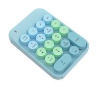 Sxmrmnx 2.4g Wireless Numeric Keypad Wireless Number Pad Cute Mixed Color Financial Special 2.4G Numeric Keypad Silent USB Keypads Nine-Key Password Carry It Easily B