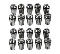 Sxmrmnx 20Pcs/Set Ultra Precision ER16 1-10MM Spring Collet Set for CNC Milling Lathe Tool Engraving Machine
