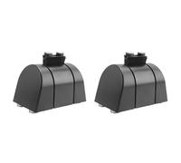 Sxmrmnx 2pcs 16.4 Ft Magnetic Wall Mount Retractable Belt Barrier, Crowd Control Wall Barrier Fixed Safety Belt with ABS Case