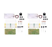 Sxmrmnx 2X 76MHz-108MHz Stereo FM Radio Receiver Module FM Electronic Soldering Kit Circuit PCB Board Solder Practice Project