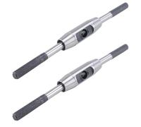 Sxmrmnx 2X Adjustable Tap Wrench Handle, for Metric M1-M8 Taps, Tap Reamer Tapping Hand Tool, Die-Casting Body