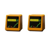 Sxmrmnx 2X for NerdMiner BitCoin Cryptocurrency Display Stocks,Currency Exchange Rate,Price Tracker Ticker Weather Time Clock C