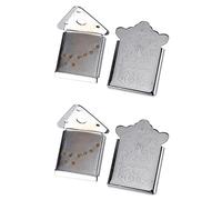 Sxmrmnx 2X Mandolin Tailpiece Bridge, Mandolin Guitar Tailpiece with Screws for 8 String Mandolin Guitar Musical Instrument Part