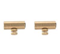 Sxmrmnx 2X Professional Metal Wolf Tone Eliminator String Mute Suppressor for Cello(Copper)