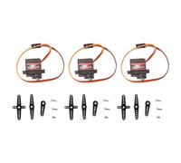 Sxmrmnx 3Pcs/Lot 9G Digital Servo Motor High Speed Steering RC Servo Metal Gear Servo for 1/16 1/18 1/24 RC Car Boat Helicopter