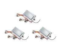 Sxmrmnx 3X Electric Guitar Prewired Double Coil Humbucker Guitar Pickup Harness Kit with 500K Potentiometer Volume Tone Pots