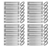 Sxmrmnx 4set Guitar Fingerboard Guards Stainless Steel Bass Fingerboard Guards Luthier Tool Fretboard Protector