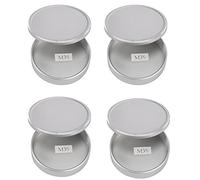 Sxmrmnx 4X Metal Body Cap and Lens Rear Cap Set for M39 Ltm Screw Mount Mcm39S(Silver)