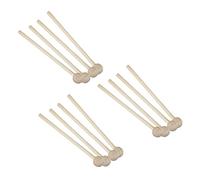 Sxmrmnx 6 Pair Wood Mallets Percussion Sticks for Energy Chime, Xylophone, Wood Block, Glockenspiel and Bells