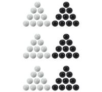Sxmrmnx 60 Pcs Marbles 16mm Glass Marbles Knicker Glass Balls Decoration Color Nuggets Toy Black and White