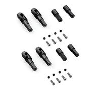 Sxmrmnx 8 Pcs Metal Front Axle Drive Shaft Rear Axle Shaft for C14 C24 C34 B14 B24 B36 MN D90 MN99S RC Car Upgrade Parts