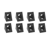 Sxmrmnx 90 Degree Angle Bracket Connector for CNC & 3D Printer DIY V-Slot Black Corner for 2020 Aluminum Profile 8Pcs
