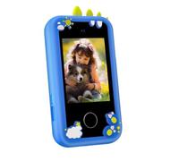 Sxmrmnx Children Smart Phone Touchscreen Learning Toy Kids Smart Phone Educational Toys HD Dual Camera Cell Music Player Painting Game Early Educational Toy Gift with 32G Card Touchscreen Learning Toy
