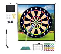 Sxmrmnx Golf Chipping Game Mat Golf Chipping Games Set Golf Score Game Mat Indoor Outdoor Backyard for Family & Friends