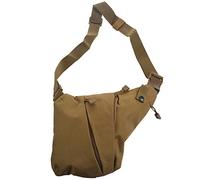 Sxmrmnx Multifunctional Concealed T Storage Bag Men'S Left Right Nylon Shoulder Bag Anti-Theft Bag Chest Bag Hunting Khaki Left
