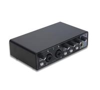Sxmrmnx Professional Audio Interface Sound Card Phantom Power Electric Guitar Sound Mixer Mixing Console Studio Live Recording Easy to Use