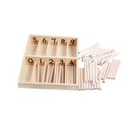 Sxmrmnx Spindle Box Kids Early Development Counting Sticks Girls Professional Counting Early Learning Tool Maths Toys