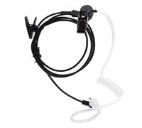 Sxmrmnx Straight Listen Only Transparent Flexible Acoustic Tube & 3.5mm Police Listen Only Acoustic Tube Earpiece
