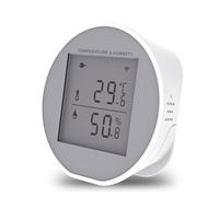 Sxmrmnx Tuya WiFi Temperature Humidity Sensor Indoor Hygrometer Thermometer Detector Smart Life App Battery or USB Powered