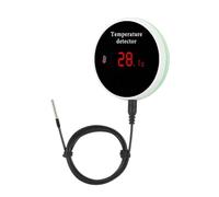 Sxmrmnx Tuya WiFi Temperature Senor External Probe Remote Monitor Alarm Indoor Thermometer Detector Smart Life APP UK Plug