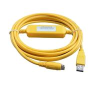 Sxmrmnx USBACAB230 for PLC Programming Cable EX ES EH EN Series Cable USB-ACAB230 PLC USB2.0 to RS232 Adapter Yellow