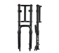 SXNFSX Snow Beach Bike Suspension Fork 20/26in 4.0 Tire Fat Air Forks 1-1/8inch Steerer Travel 160mm Double Shoulder Shock Absorbing Front QR 9 * 135mm Manual Lockou
