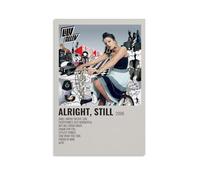 SXNRVM Alright, Still-Lily AllenModern High-definition Printed Multi Scene Home Decoration for Waterproof Wall Paintings in Living Rooms Bedrooms Offices And Bathrooms12x18inch(30x45cm) Unframe-style