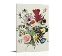 SXNRVM BouquetsModern High-definition Printed Multi Scene Home Decoration for Waterproof Wall Paintings in Living Rooms Bedrooms Offices And Bathrooms20x30inch(50x75cm) Frame-style