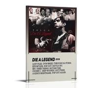 SXNRVM Die A Legend-Polo GModern High-definition Printed Multi Scene Home Decoration for Waterproof Wall Paintings in Living Rooms Bedrooms Offices And Bathrooms24x36inch(60x90cm) Frame-style