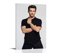 SXNRVM Jonathan BaileyModern High-definition Printed Multi Scene Home Decoration for Waterproof Wall Paintings in Living Rooms Bedrooms Offices And Bathrooms24x36inch(60x90cm) Frame-style