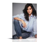 SXNRVM Penélope CruzModern High-definition Printed Multi Scene Home Decoration for Waterproof Wall Paintings in Living Rooms Bedrooms Offices And Bathrooms16x24inch(40x60cm) Frame-style